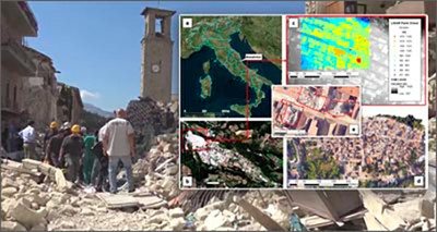 Earthquake: Satellites, sensors and algorithms for reconstruction