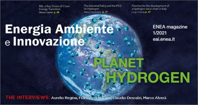 Energy: Online "Planet Hydrogen", ENEA special issue dedicated to protagonists, scenarios and technologies