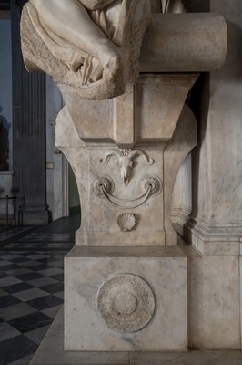 Sacrestia Nuova, Michelangelo, Tomba di Lorenzo duca di Urbino
