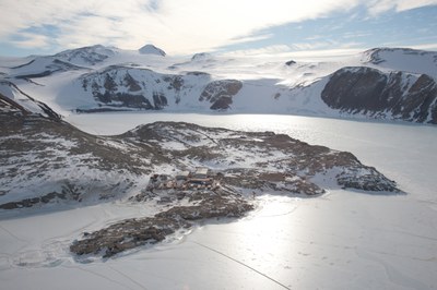 Foto aerea Antartide