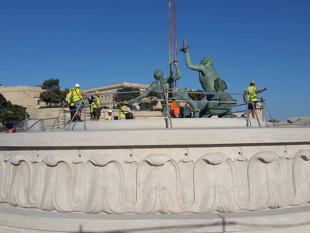 Fontana dei Tritoni (La Valletta) - copyright De Feo Restauri