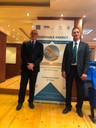 Claudio Margottini (addetto scientifico Ambasciata Italiana, ex ricercatore ENEA) e Alberto Giaconia (ENEA).