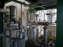 Dettaglio sulla sezione di alimentazione biomasse a e sistema di purificazione ad umido del gas prodotto (Sistema presente presso il CR ENEA Trisaia)