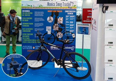 Ambiente: ENEA presenta il primo misura-smog portatile per bici e passeggino
