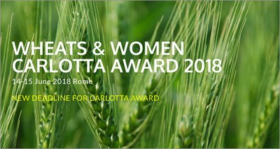 Premio ‘Carlotta Award 2018’ per scienziate impegnate nella ricerca sul grano