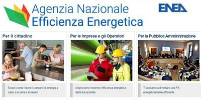 Online il nuovo portale dell'Agenzia Nazionale dell'Efficienza Energetica dell'ENEA