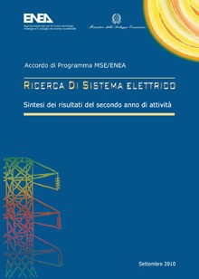 Ricerca di Sistema Elettrico - Sintesi risultati del secondo anno di attività 2006-2008